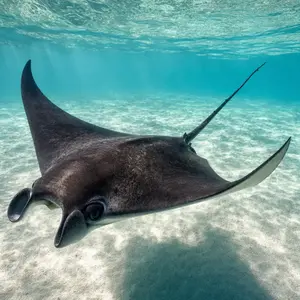 Manta ray + Stingray